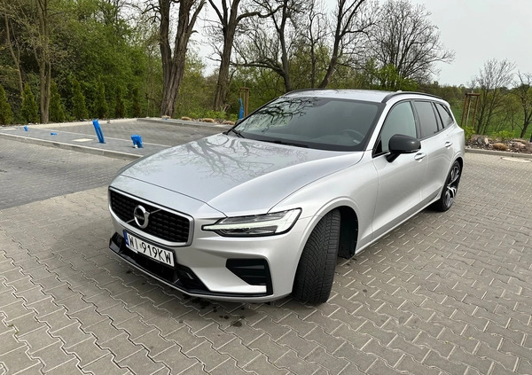 Volvo V60 cena 125800 przebieg: 98350, rok produkcji 2019 z Kalisz małe 92